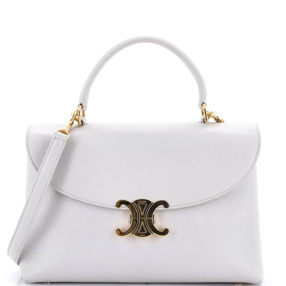 Celine Medium Nino Top Handle Bag Leather
